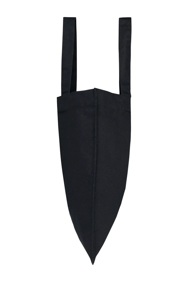 Lange umweltfreundliche Shoppingtasche Black