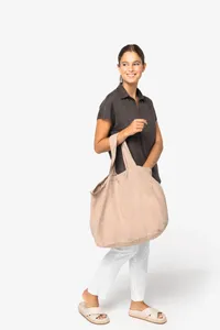 Linen shopping bag