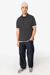 Umweltfreundliches ausgewaschenes Herren-Polohemd aus Jersey