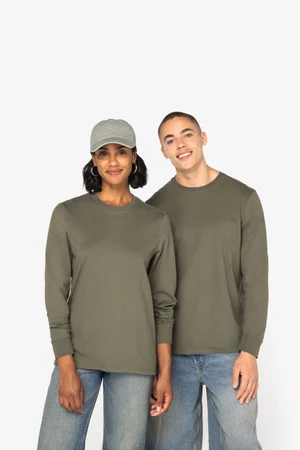 Umweltfreundliches Unisex T-Shirt mit langen Ärmeln