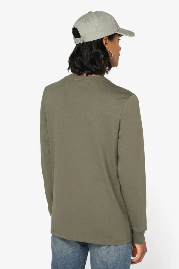Umweltfreundliches Unisex T-Shirt mit langen Ärmeln