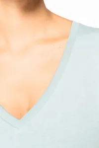 T-Shirt mit V-Ausschnitt Damen