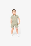 Eco-friendly boys’ Terry Towel polo shirt