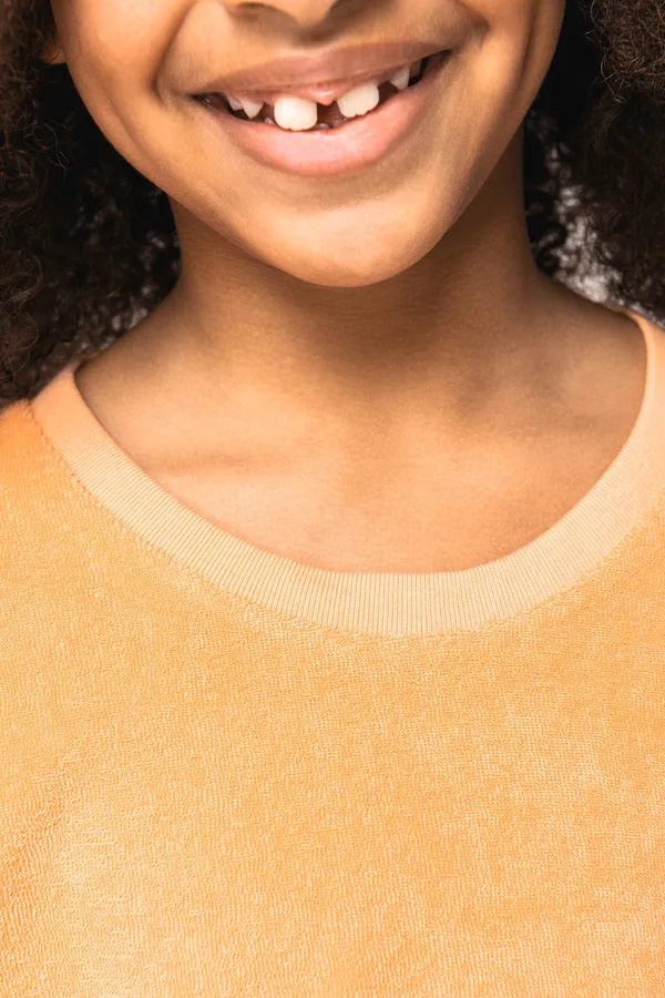 Eco-friendly girls’ Terry Towel t-shirt