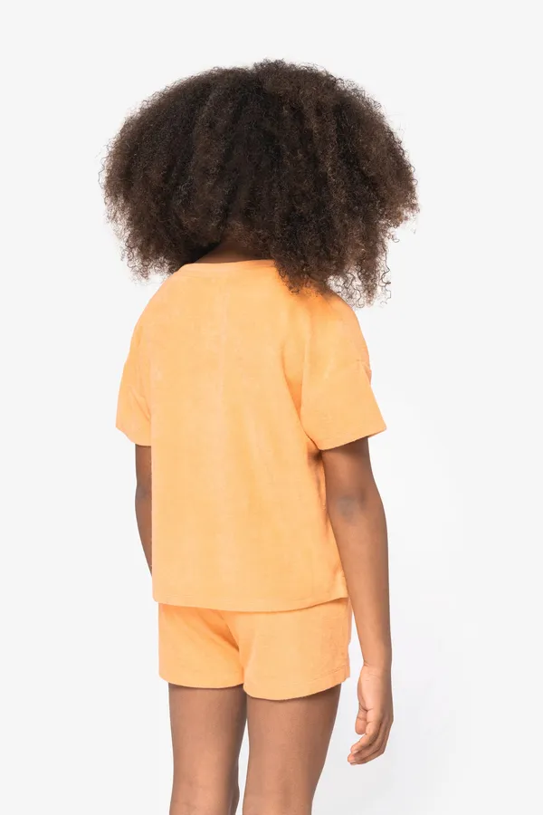 Eco-friendly girls’ Terry Towel t-shirt