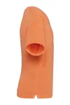 Umweltfreundliches T-Shirt aus Frottee für Mädchen Apricot