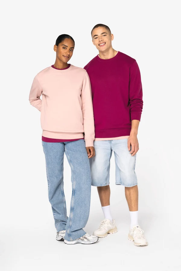 Umweltfreundliches Unisex-Sweatshirt mit Rundhalsausschnitt