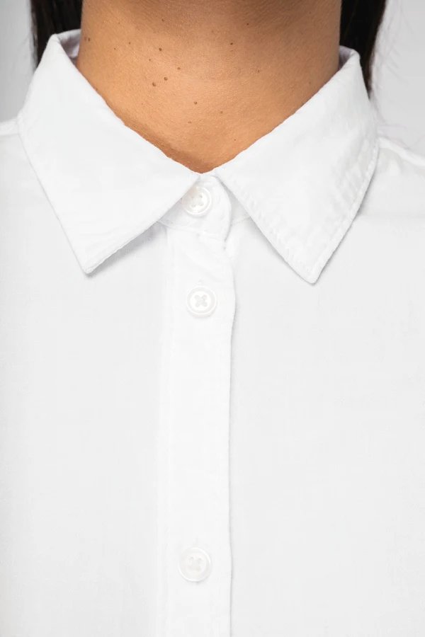 Umweltfreundliches Ausgewaschene Bluse