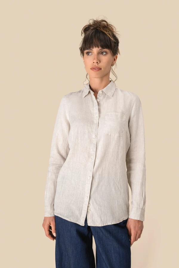 Leinen-Bluse für Damen
