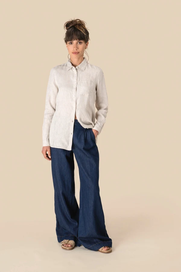 Leinen-Bluse für Damen