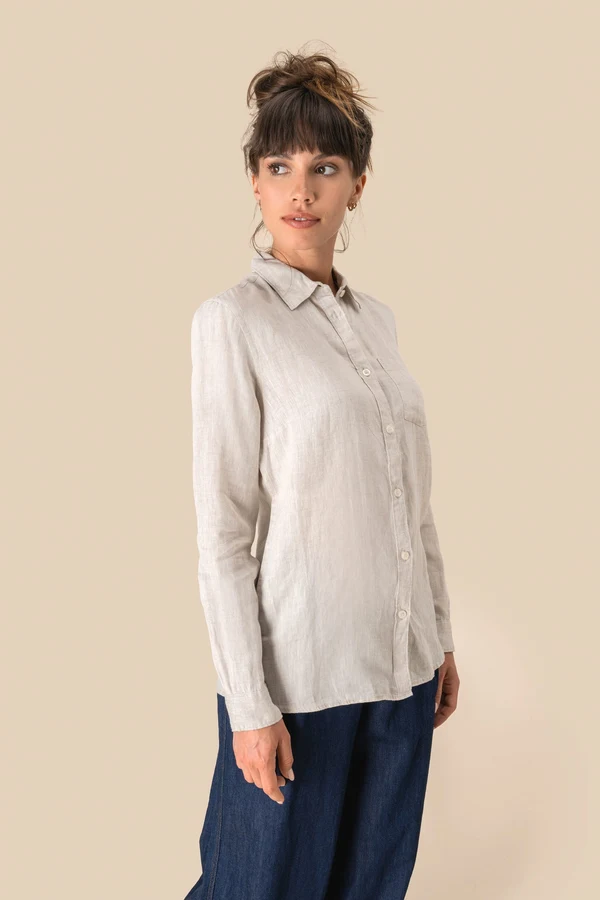 Leinen-Bluse für Damen