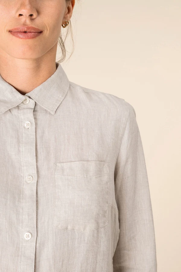 Leinen-Bluse für Damen