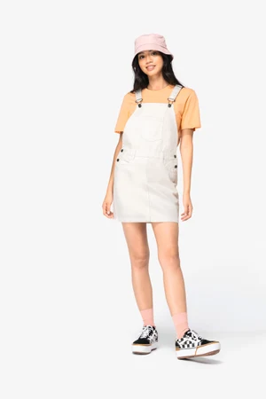 Umweltfreundliches Damen-Latzkleid