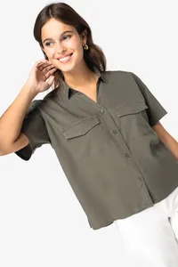 Eco-friendly Ladies' oversized lyocell shirt