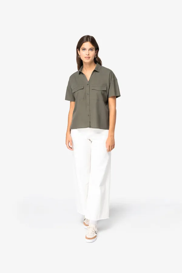 Eco-friendly Ladies' oversized lyocell shirt
