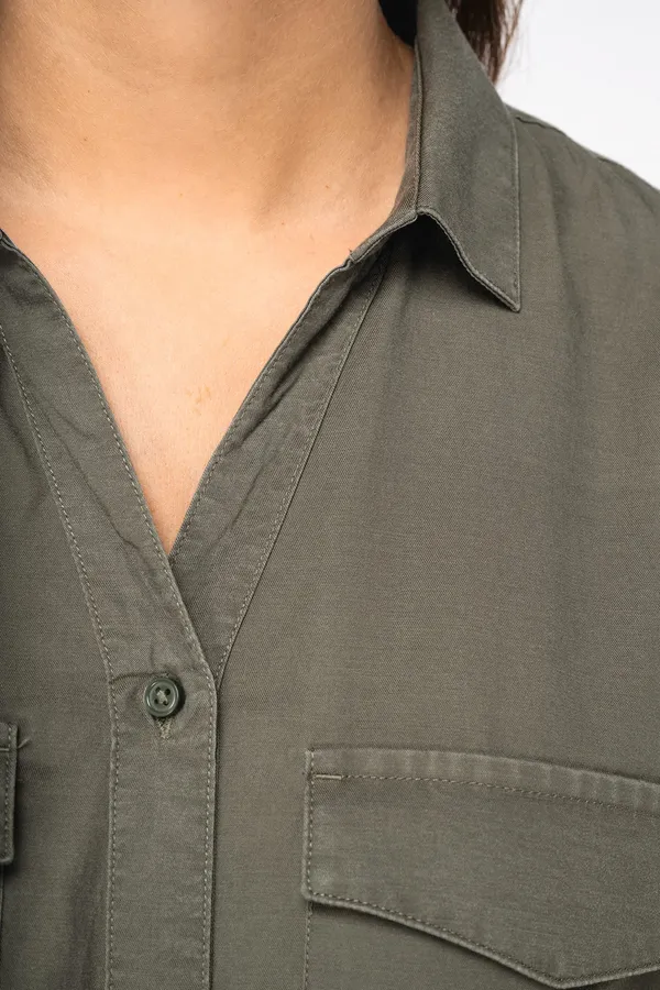 Eco-friendly Ladies' oversized lyocell shirt