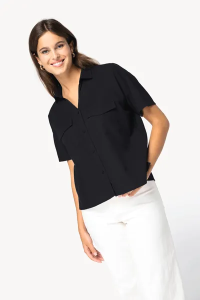 Eco-friendly Ladies' oversized lyocell shirt