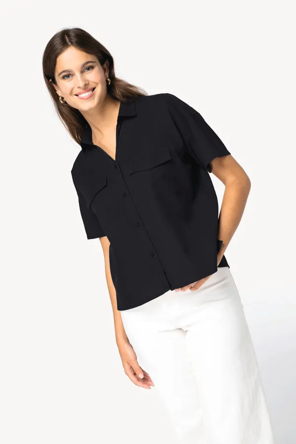 Eco-friendly Ladies' oversized lyocell shirt