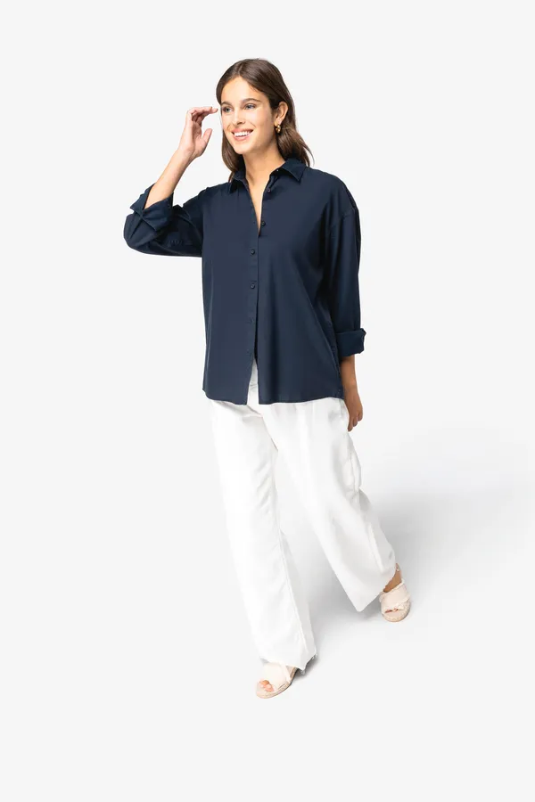 Eco-friendly ladies’ lyocell shirt