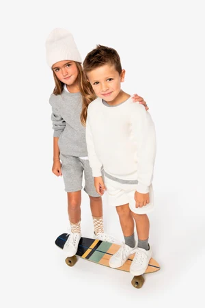 Umweltfreundliches Sweatshirt mit Rundhalsausschnitt für Kinder