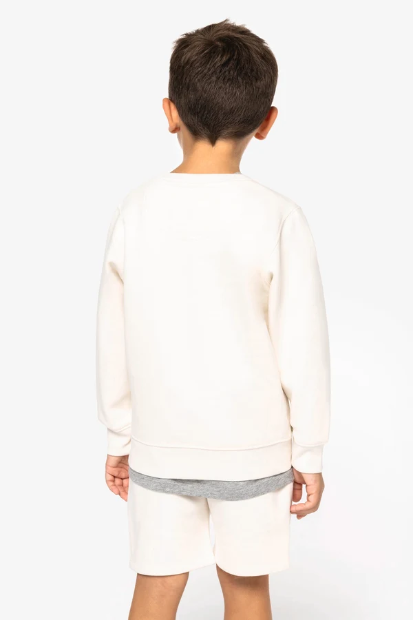 Umweltfreundliches Sweatshirt mit Rundhalsausschnitt für Kinder