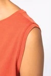 Umweltfreundliches ärmelloses Cropped Damen-T-Shirt
