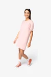 Umweltfreundliches ausgewaschenes Damen-T-Shirt-Kleid