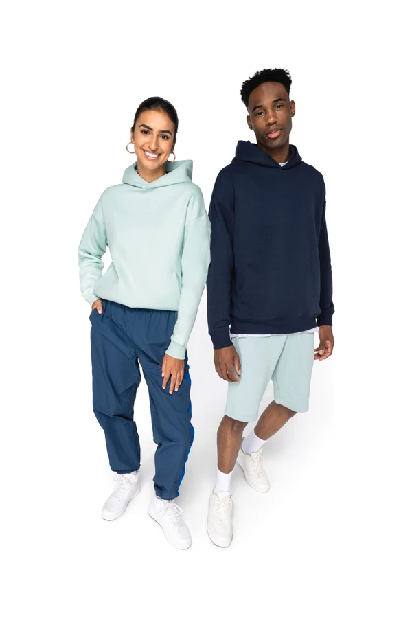 Umweltfreundliches Oversize Unisex-Kapuzensweatshirt