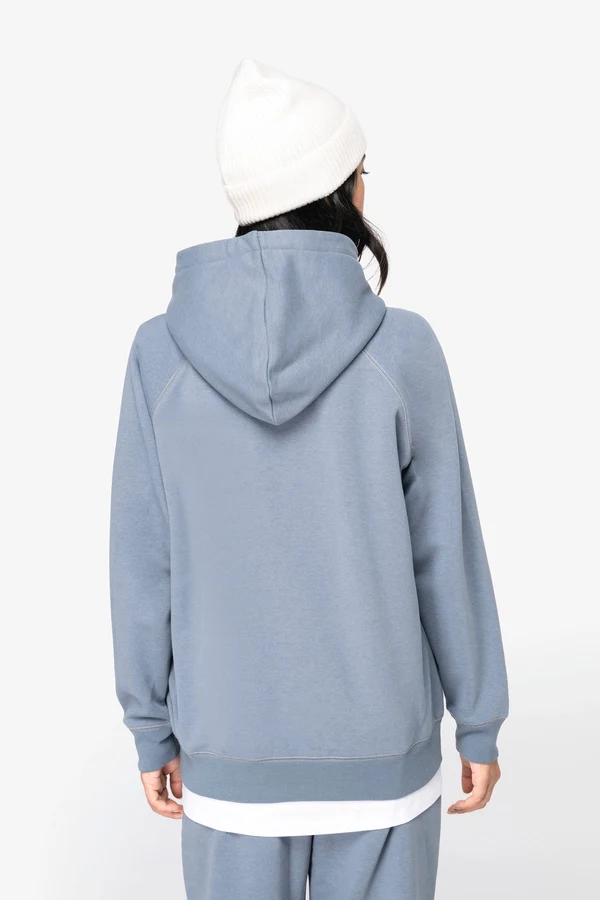Umweltfreundliches Damen Kapuzensweatshirt Raglan