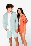 Umweltfreundliches Unisex-Kapuzensweatshirt aus French Terry mit Reißverschluss