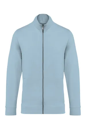 Herrenjacke mit hochgeschlossenem Kragen aquamarine