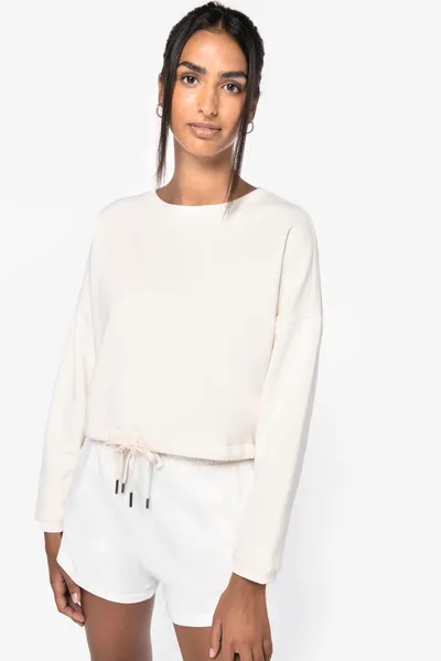 Damen-Sweatshirt mit Rundhalsausschnitt