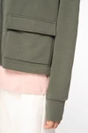 Umweltfreundliches Damen-Kapuzensweatshirt aus French Terry mit Reißverschluss