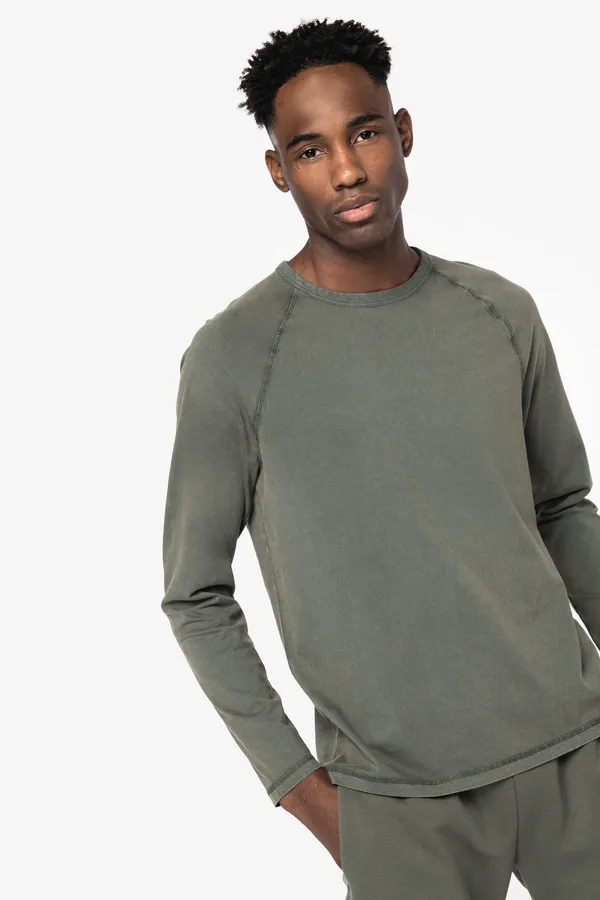 Raglan-T-Shirt mit langen Ärmeln für Herren
