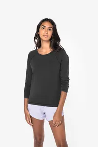 Raglan-T-Shirt mit langen Ärmeln für Damen