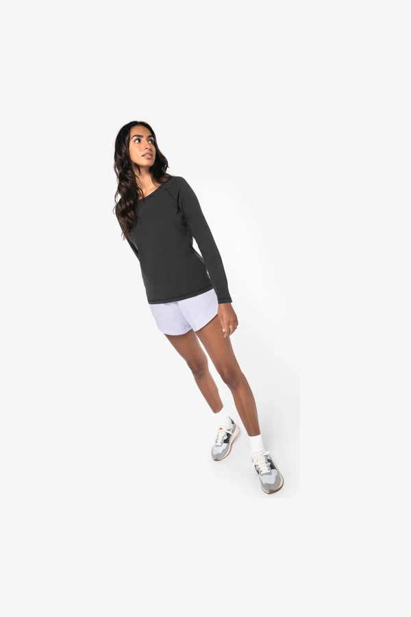 Umweltfreundliches Raglan-Langarmshirt für Damen