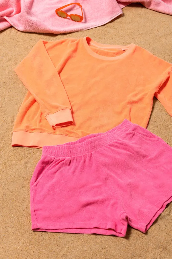 Terry Towel Oversize-Sweatshirt für Damen