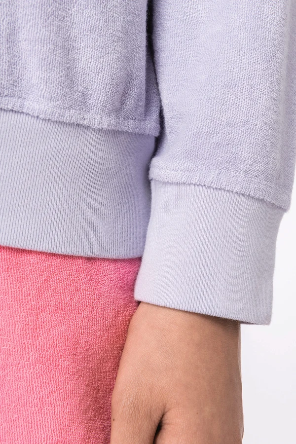 Umweltfreundliches Damen-Sweatshirt aus Frottee