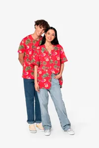 Herren-T-Shirt Tropen-Druck