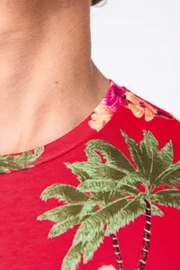 Herren-T-Shirt Tropen-Druck