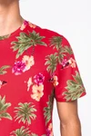 Umweltfreundliches Herren T-Shirt Tropen-Druck