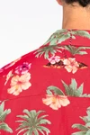 Herrenhemd mit Hawaii Motiven