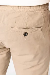 Eco-friendly men's linen and organic cotton trousers