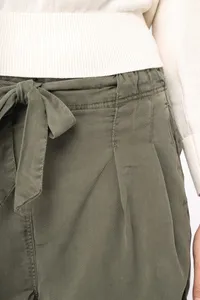 Eco-friendly Ladies' Washed Effect  Lyocell Trousers