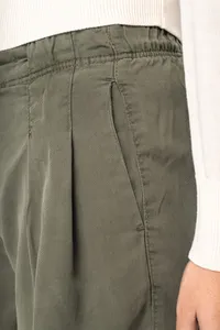 Eco-friendly Ladies' Washed Effect  Lyocell Trousers