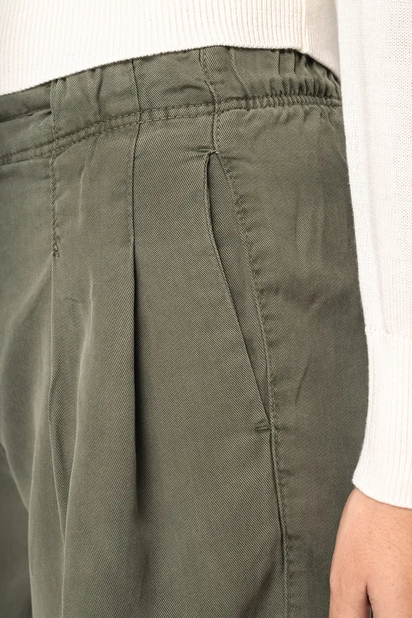 Eco-friendly Ladies' Washed Effect  Lyocell Trousers