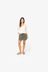 Eco-friendly Ladies' Washed Effect  Lyocell Trousers