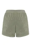 Umweltfreundliche Damenshorts aus Frottee Almond Green
