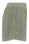 Umweltfreundliche Damenshorts aus Frottee Almond Green