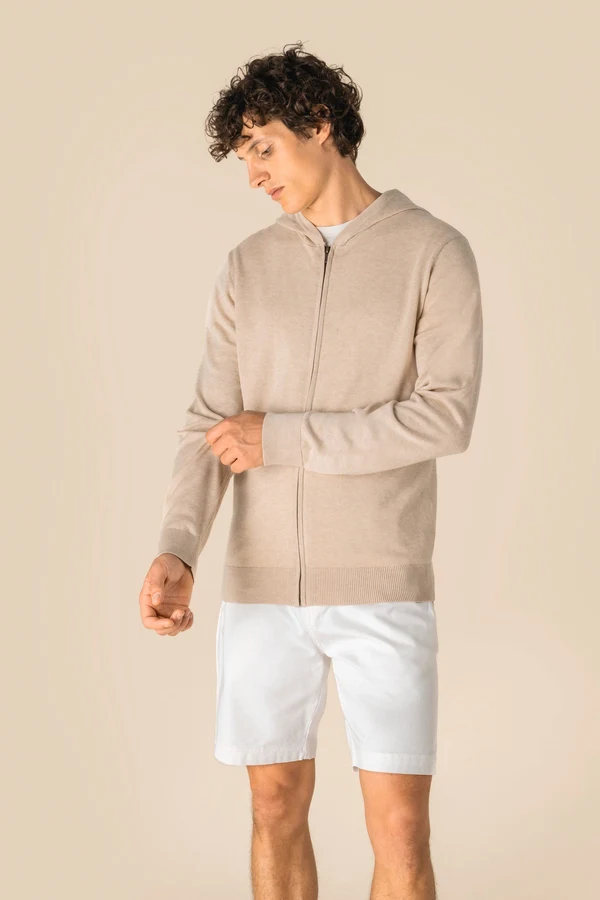Umweltfreundlicher Herrenkapuzenpullover aus Lyocell